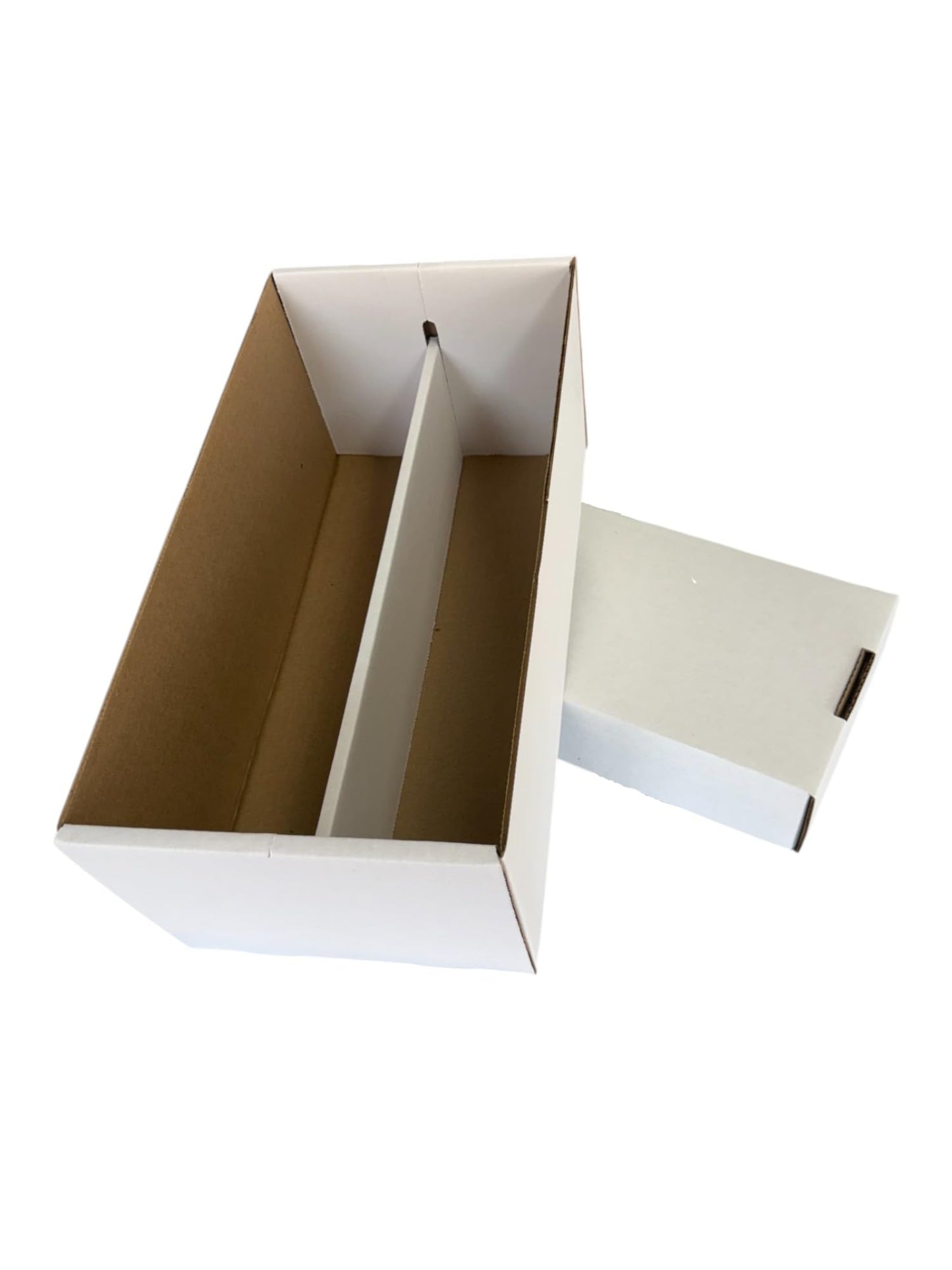 1-Pack • 2-Row Graded Card Storage Box • Woodhaven Trading Firm Brand