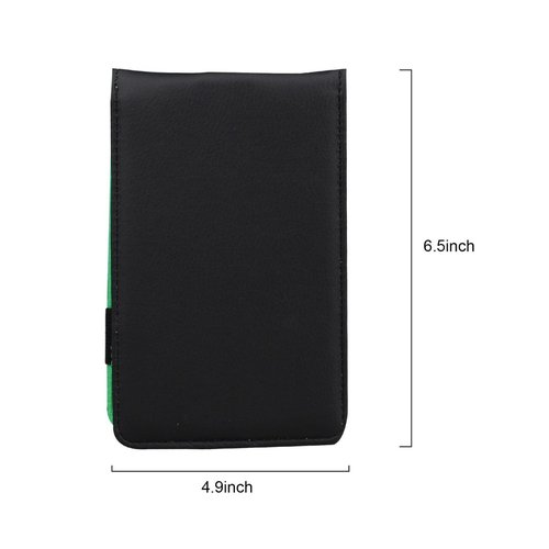 Customizable Leather Golf Scorecard Holder and Yardage Book Cover - Elegant Design with 5 Included Scorecards - Perfect for Golf Enthusiasts and Personalized Game Organization