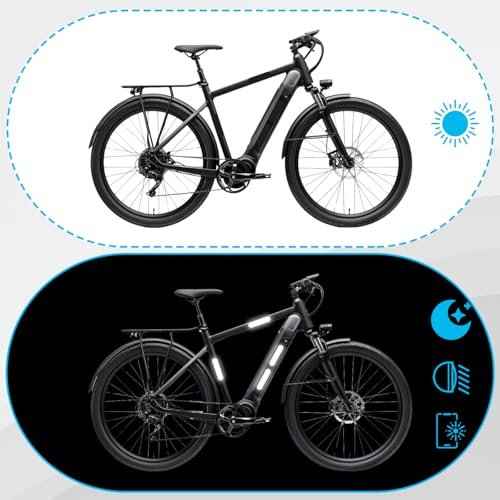 10PCS Black Reflective Tape, Motorcycle Helmet Decals Reflective Stickers for Helmet Motorcycle Helmets Stickers Night Visibility Safety Decal for Motorcycles Scooters Bike Helmets Stroller