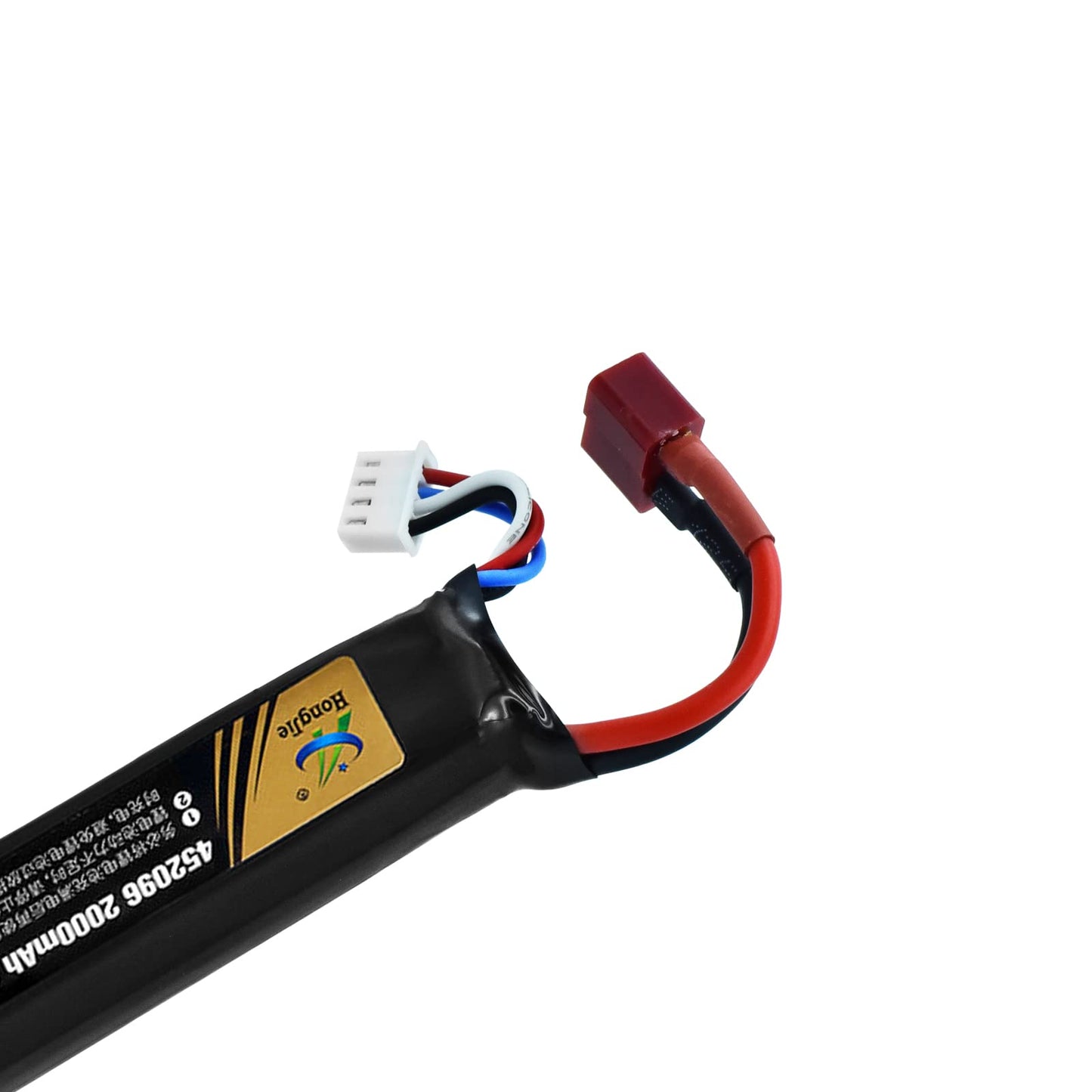 11.1V LiPo Airsoft Battery with Connector 2000mAh 30C Rechargeable Stick Batteries for Airsoft Guns Airsoft Rifle