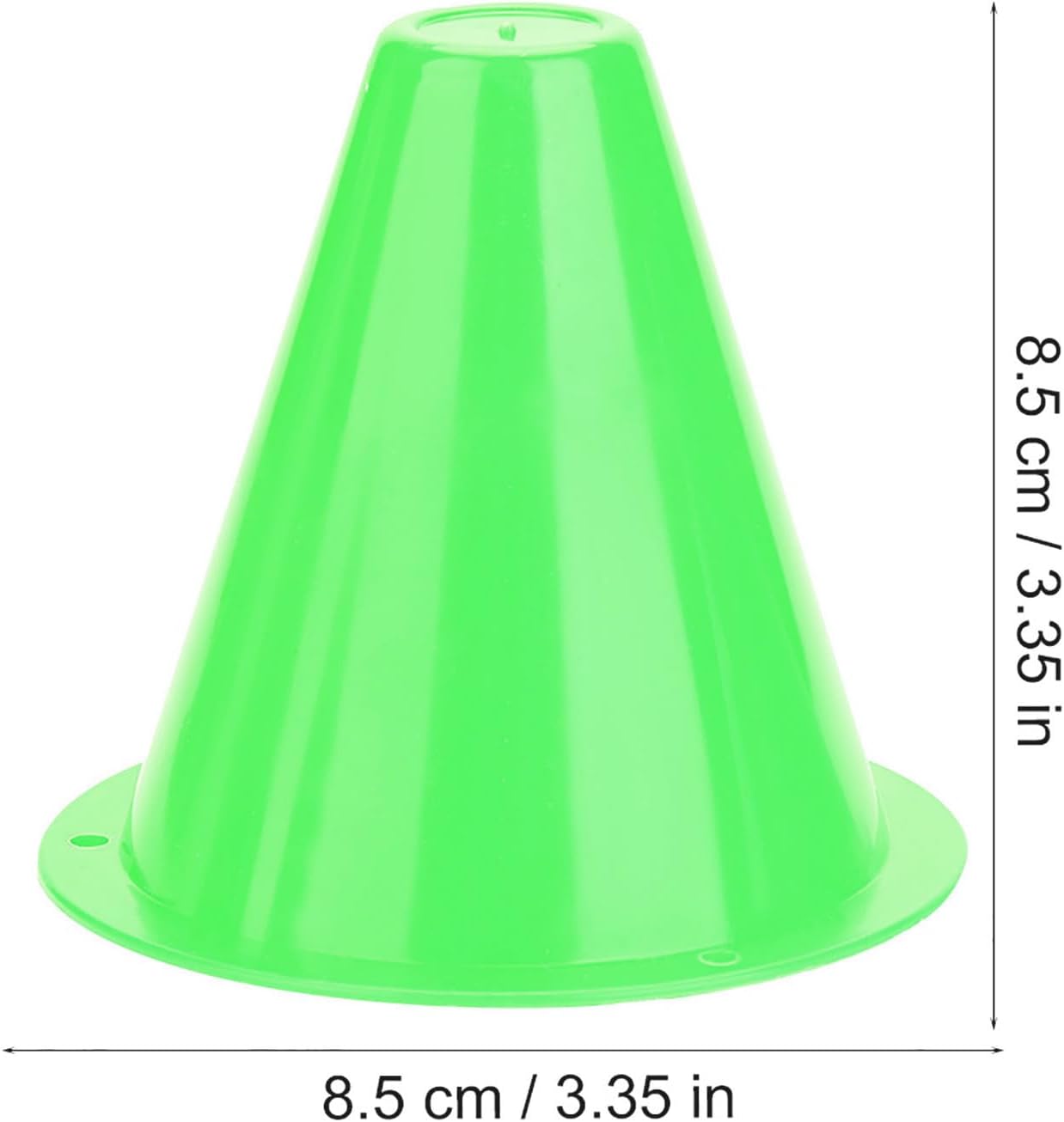 10-Pack Football Training Cones, Bracket Accessories, Obstacle Marking Set