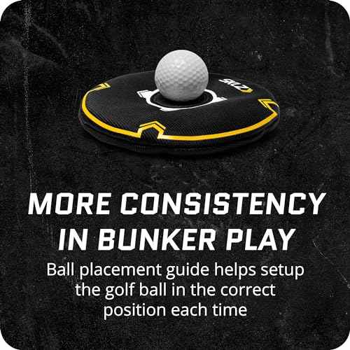 SKLZ Bunker Caddie Golf Training Aid: Perfect Your Bunker Shots with Precision & Style, 3 Discs Included