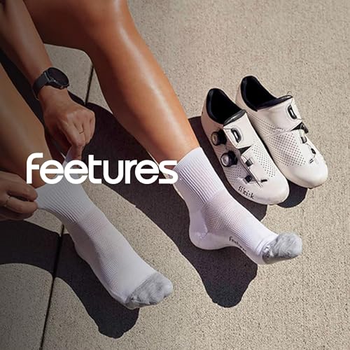 Feetures Elite Light Cushion Quarter Socks - Medium White, 1 Pair