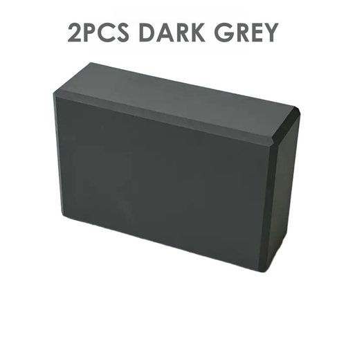 2PCS Non-Slip High-Density Yoga Foam Block – Balance & Support for Yoga, Pilates & Meditation - D.GREY