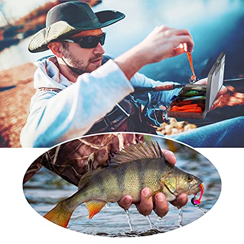 108PCS Fishing Tackle Box Kit with Lures, Hooks, Sinkers & Accessories