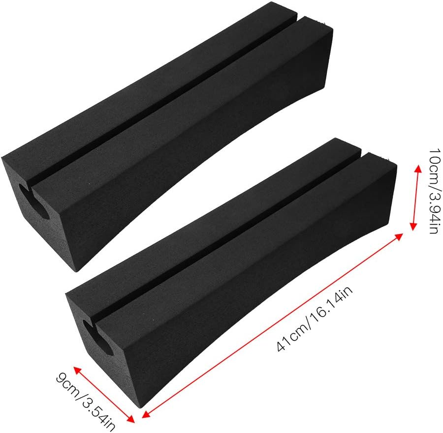 Kayak Foam Blocks for Roof Rack,Portable EVA Soft Oval Car Roof Racks Bars for Outdoor Surfboard Kayak Stand Up Paddle