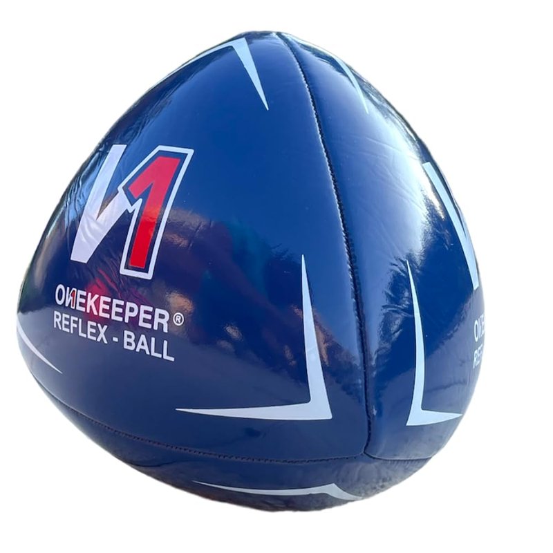 ONEKEEPER Soccer Reflex & Reaction Ball - White, Orange, Blue, Pink, and Fluo Yellow for Agility, Reflex, and Speed Training for Kids and Juniors (Yellow)