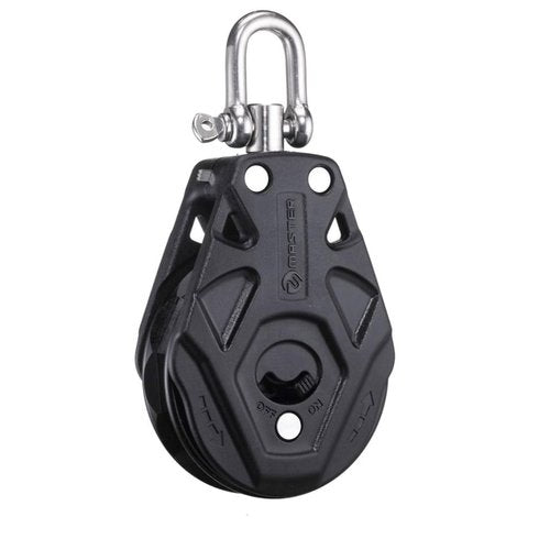 TERSMA 55mm Single/Ratchet/Swivel Shackle Block