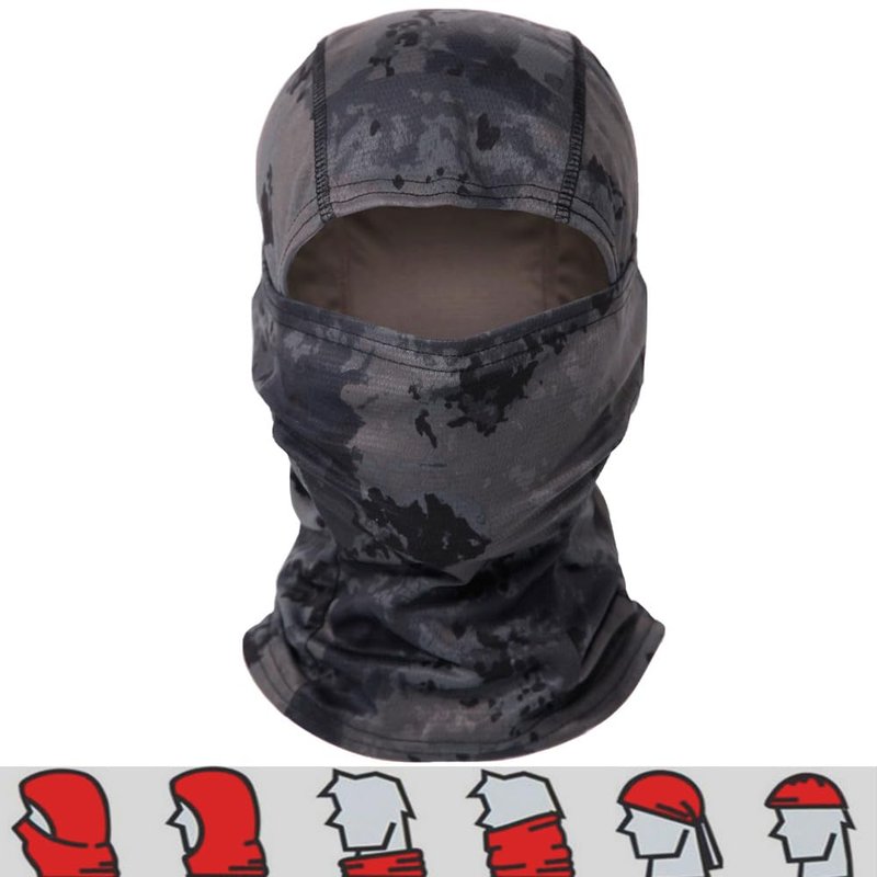 VPZENAR Tactical Airsoft Helmet, Black MICH Helmet with Ear Protection,Paintball Goggles and Balaclava Mask,Military Gear and Equipment