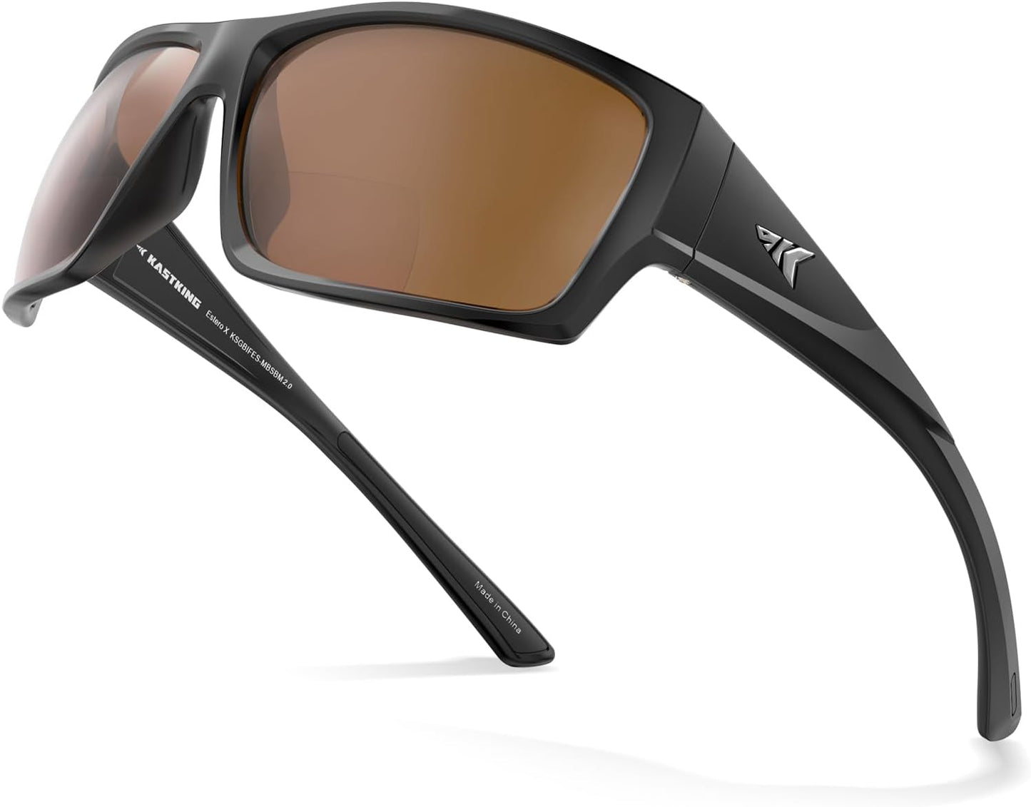 KastKing Estero Polarized Sunglasses,Bi-Focal x1.5x2.0x2.5 Magnifications,Wrap Frame Sport Reader Sunglasses for Men&Women