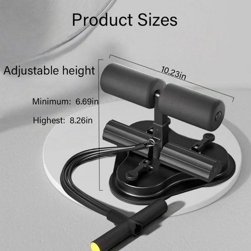 Ab Training Auxiliary Device, 2025 Upgrade 3 Suction Cups, Sit Up Machine, Multi-functional Adjustable Ab Trainer Equipment, Ab Workout Equipment for Home & Gym