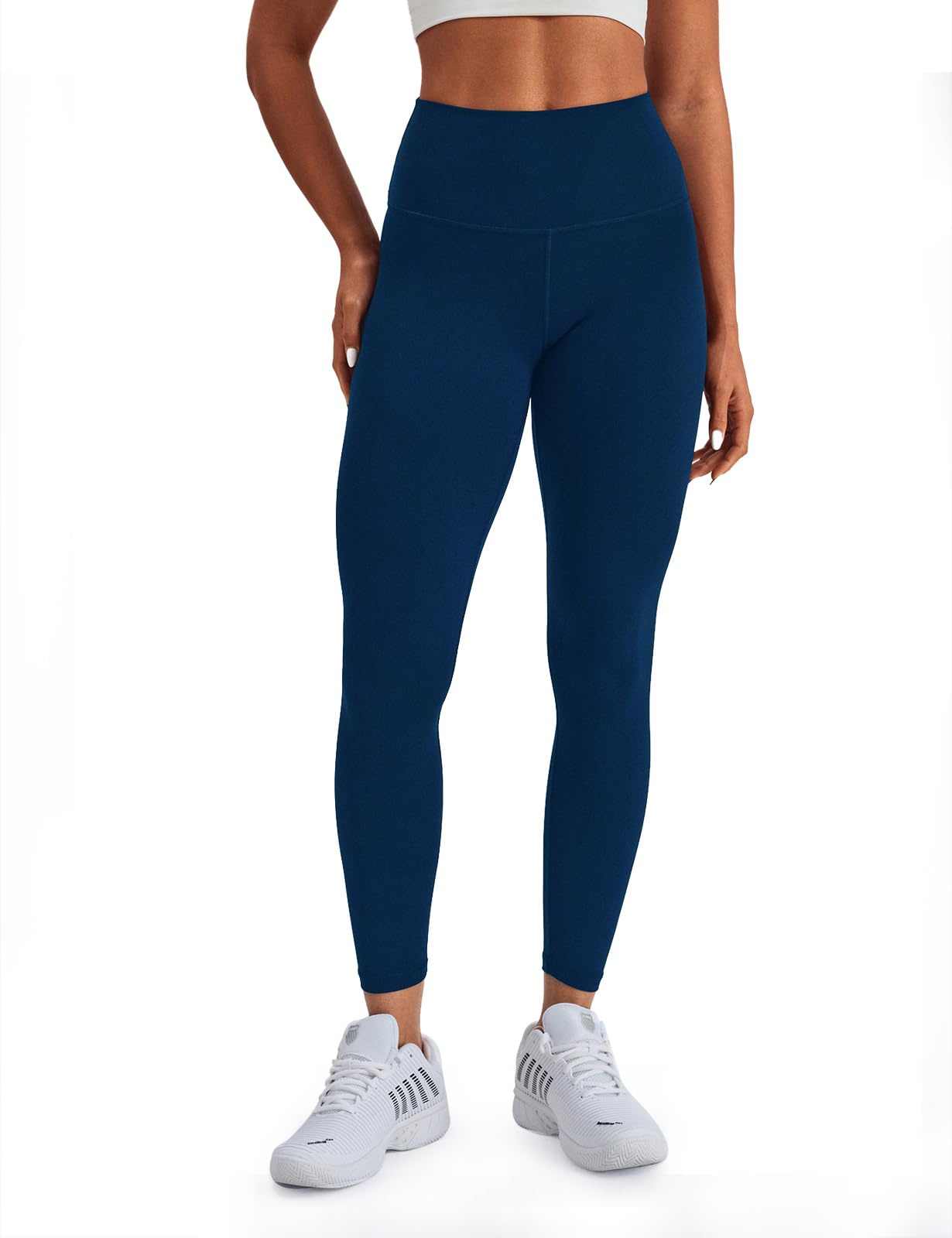 K-Swiss Women’s Court Leggings with Card Pocket Tennis Clothing, Dark Blue XL