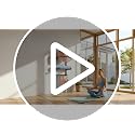 Wall Mounted Yoga Ball & Mat Storage Rack Organizer for Home Gym