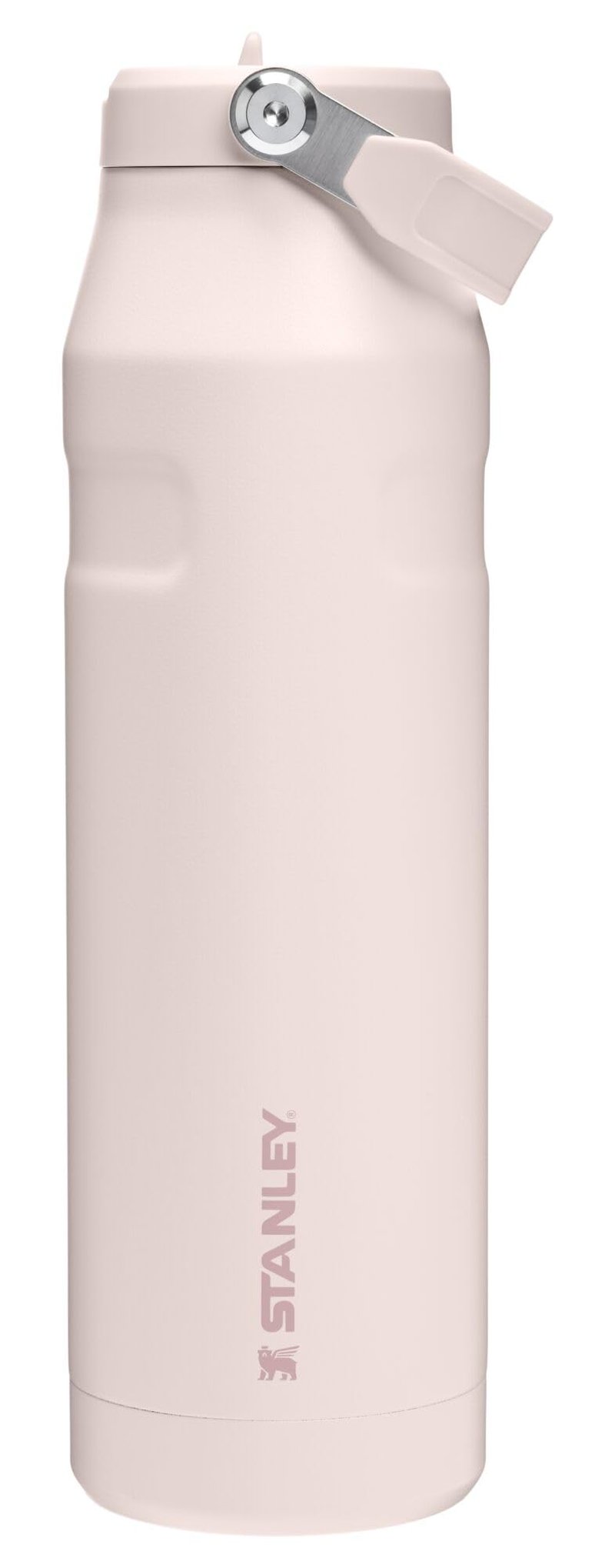 Stanley IceFlow Flip Straw 2.0 Water Bottle 36 oz | Built-In Straw with Larger Opening | Lightweight and Leak Resistant | Insulated Stainless Steel | BPA-Free | Rose Quartz