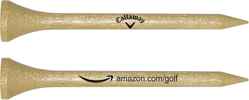 Callaway Wood Golf Tees, Red/White/Blue, 2.75 inch