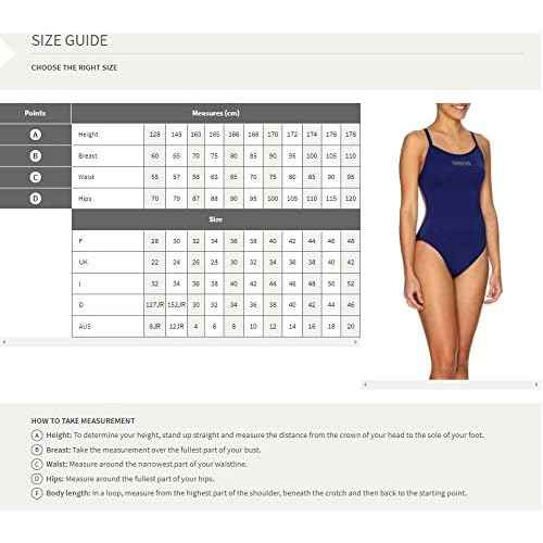 ARENA Women's Print Accelerate Back MaxLife One Piece Athletic Training Swimsuit