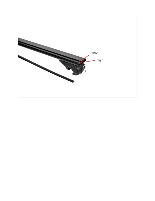 BIKEGEAR Replacement Rubber Strip for Thule Aeroblade Cross Bars , thule aero bars (2 * 140cm) (Will fit Roof Racks with 7/16 of an inch wide on the top and 7/8 of an inch wide at the bottom)