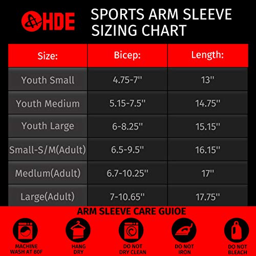 Navy Blue Compression Arm Sleeves for Adults Sun Protection Sports - Small