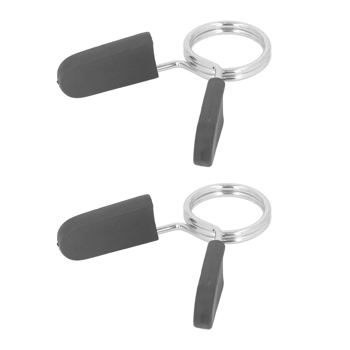 2PCS 30mm Dumbbell Spring Clip Collars with Handle, Easy to Use Weight Bar Lock Clips, Comfortable Grip Weightlifting Accessories