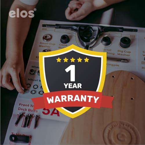 ELOS Skateboard Pivot Cups Set - 6 Pcs Durable Replacement Bushings