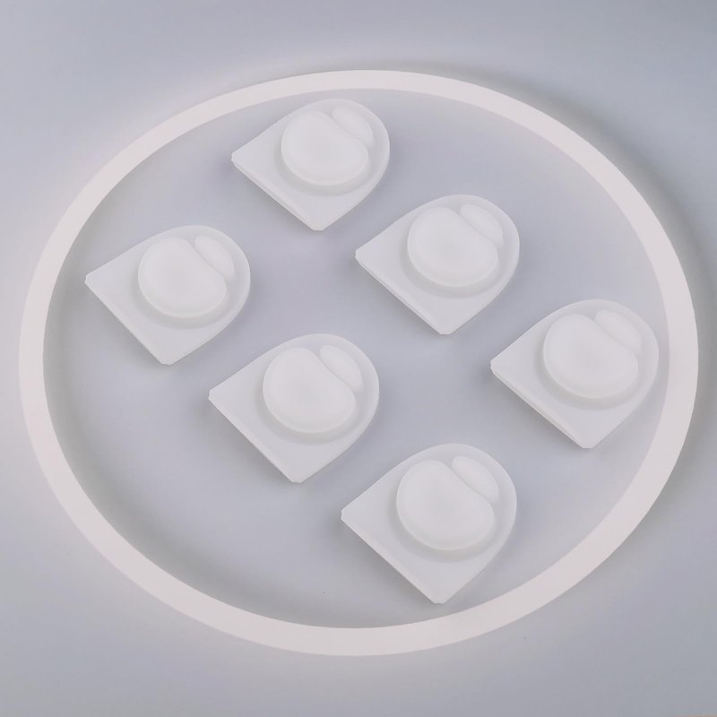 Joshey 6 Pack Rubber Seal Replacement Stopper, Compatible with Owala Freesip 24oz 32oz Water Bottle Spout Cap-Silicone Gasket Replacement Parts (Clear)