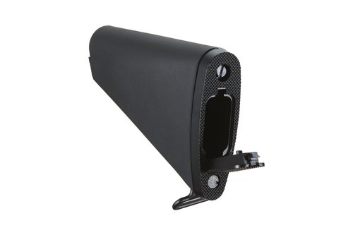Lancer Tactical Stubby Fixed Stock for Airsoft M4/M16 Series Airsoft AEG (Color: Black)