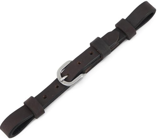 Doqn Leather Curb Strap for Horses,Flat Bridle Leather Curb Strap for Refined Control