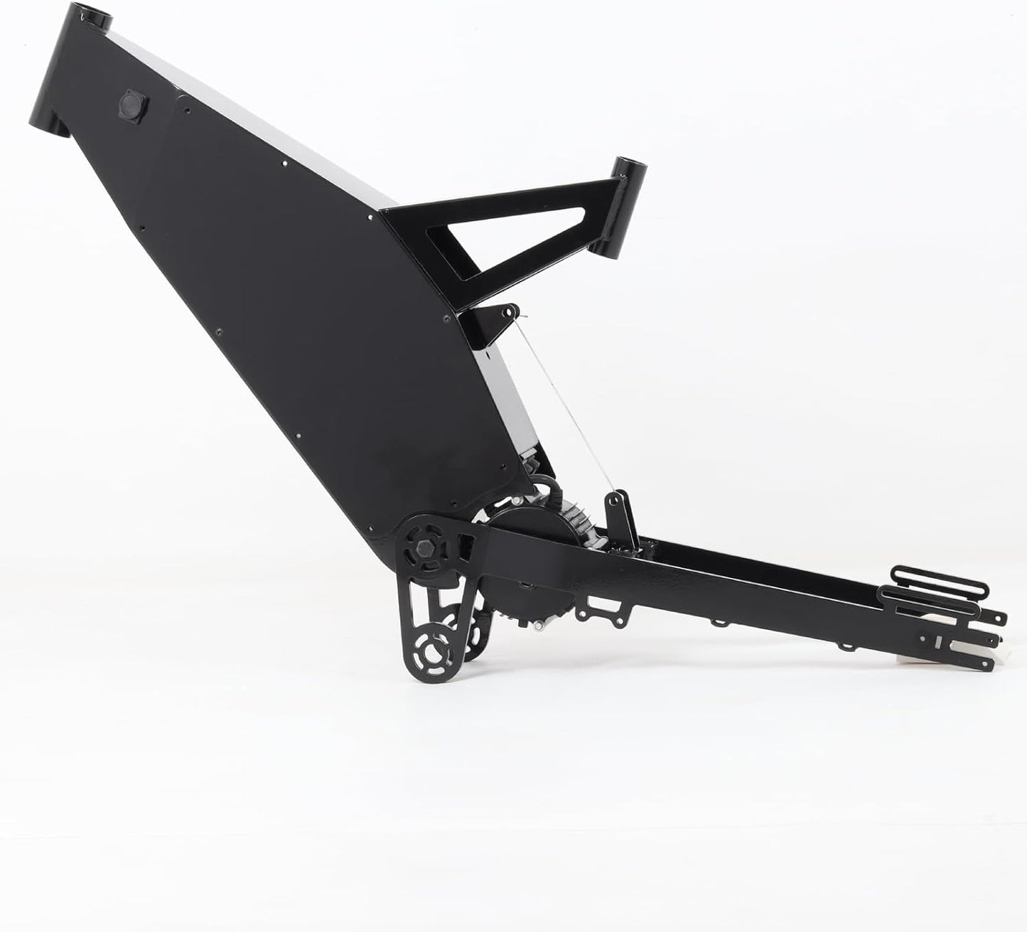 KEYU F4 Middle Motor Drive Carbon Mountain Fat 26 Dirt Full Suspension Enduro Stealth Bomber Electric Bicycle Bike Ebike Frame kit