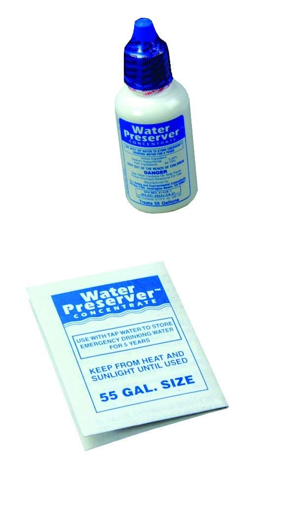 55 Gallon Water Preserver Concentrate — 5-Year Emergency Water Storage
