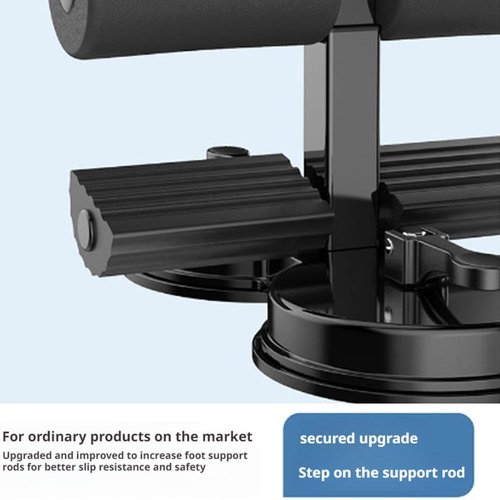 Ab Training Auxiliary Device, Multi-Functional Adjustable Ab Trainer with Double Suction Cups,Adjustable Ab Trainer with Suction Cup,and Resistance Band,Three Levels of Height Adjustment