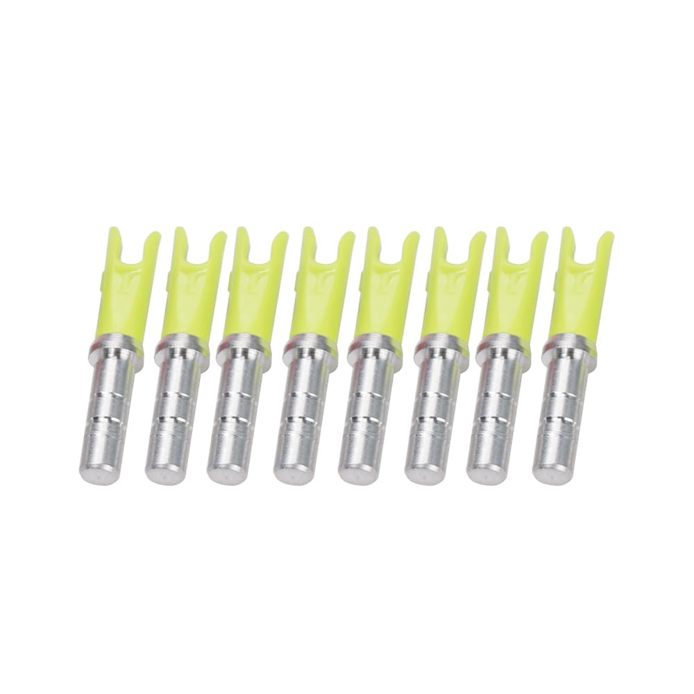 20PCS Archery Arrow Nocks ID 4.2mm/.165" Aluminium Insert Arrow Nock Tail for DIY Hunting Shooting Arrows