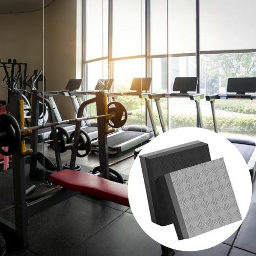 Colaxi 2-Pack Weightlifting Crash Drop Pads - Black & Gray 40x33x4cm Nonslip Shock Absorbing Floor Mats for Training