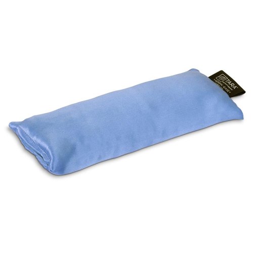 TARA Spa Therapy Aroma Wellness Aromatherapy Silk Eye Pillow, Relaxation Sooth Eye Strain, Rest, Blue
