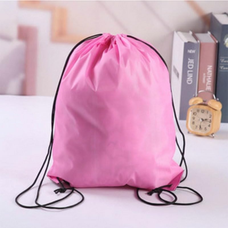 1PC Vibrant Nylon Drawstring Backpack - Good Lightweight and Durable Companion for Outdoor Sport,Travel, Skyblue