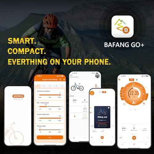 Bafang Display C010 for M400, M500 Mid Motor 0-6 Pedal Assist Levels eBike Computer Display with Automatic Backlight CAN Protocol