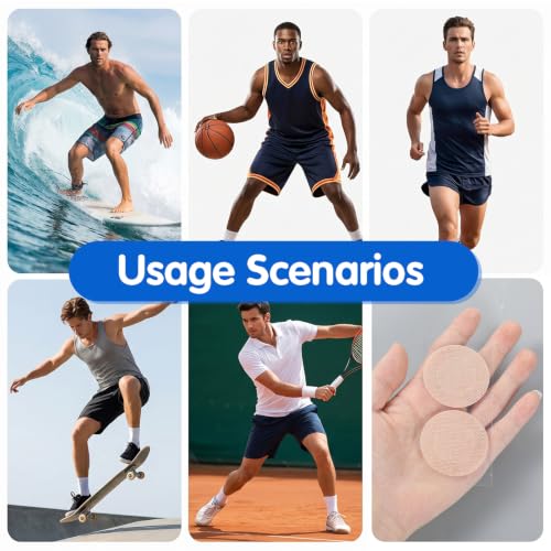 Men's Nipple Covers 80 Pcs No-Show Anti-Chafing Protectors for Running & Fitness
