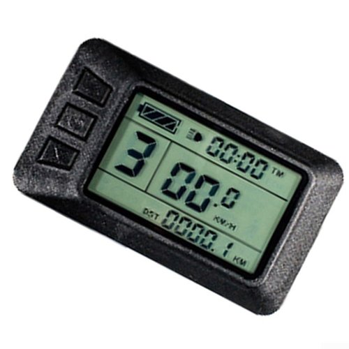 Electric Bike LCD Display Meter, E-Bike Display Meter Control Panel With 5-pin Waterproof USB Interface Kit For KT-LCD7 USB Display Meter Cycling Panel
