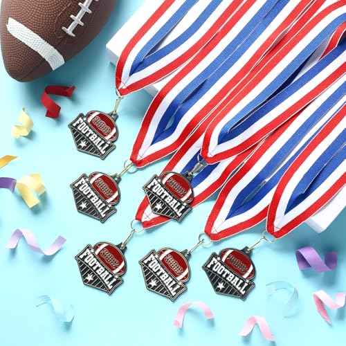 Tondiamo 24/48 Pcs Award Medals Bulk Sports Medals with Neck Ribbons 2 Inches Winner Award Prize Gift for Sports Themed Party Favors Team Tournaments School Match