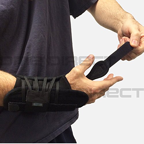 Wrist Support Brace for Right Hand, Orthopedic Felt Immobilizer 4.5"–9.5"