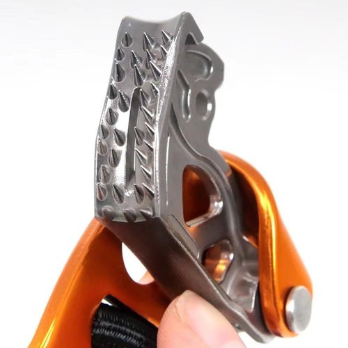 Vobumix Climbing Foot Ascender Right Left Foot Climbing Quick-Step Foot Ascender Riser Mountaineering Outdoor Safety Protective Equipment