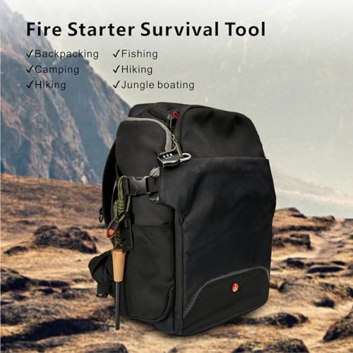Fire Starter Survival Tool Kit with Ferro Rod Paracord Lanyard & Multi-Tool - Variation 1