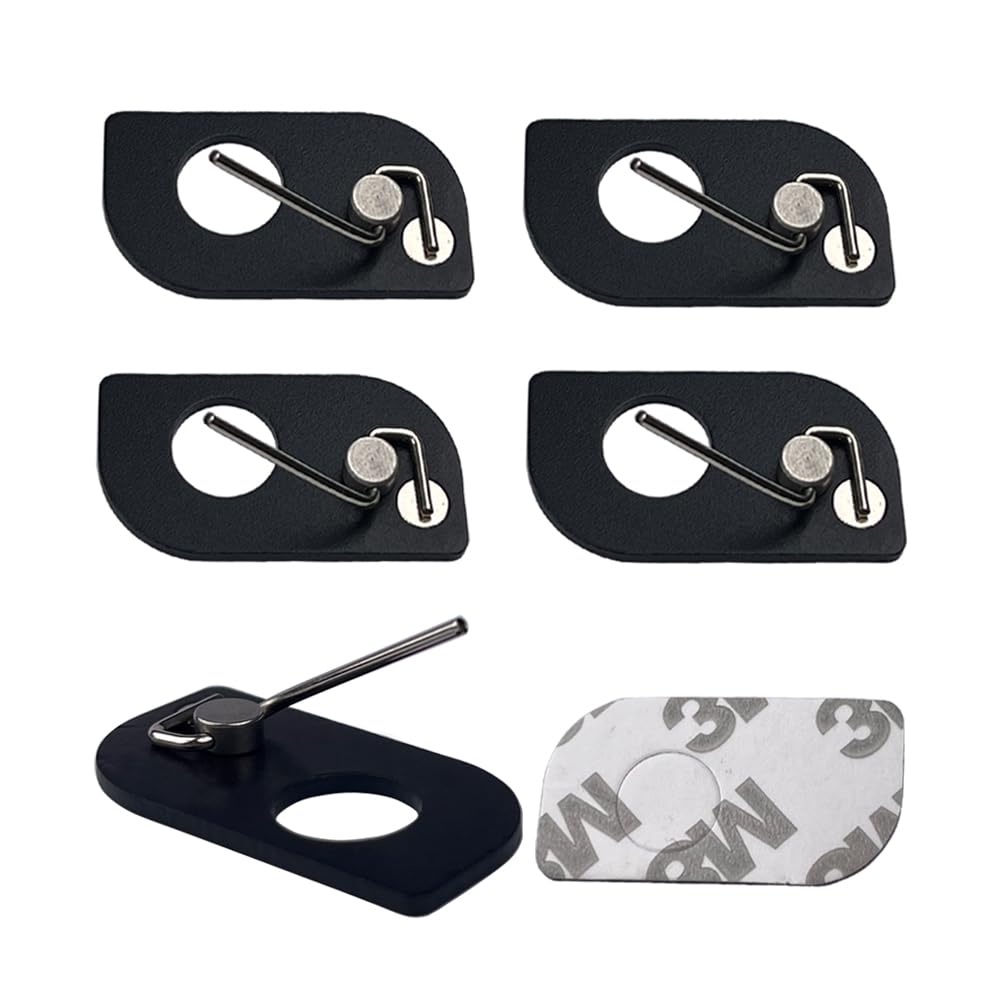 - QI HUO JU - 4Pcs Archery Recurve Bow Arrow Rest Magnetic Adhesive Back Arrow Rest Stick on Recurve Bow for Right and Left Hand Practice Targeting Shooting (Right Hand)