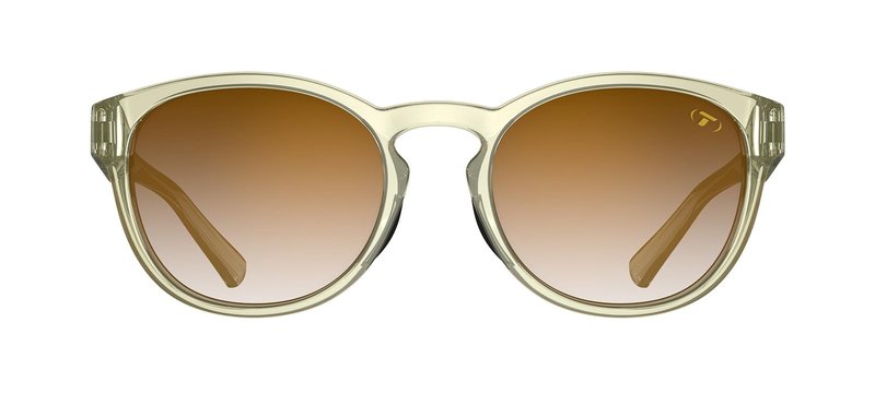 Tifosi Svago Sunglasses (Crystal Champagne, Brown Gradient)