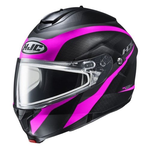Hjc C91 Taly Snow Helmet with Dual Lens Shield (X-Large, Semi-Flat Pink (MC-8SF))