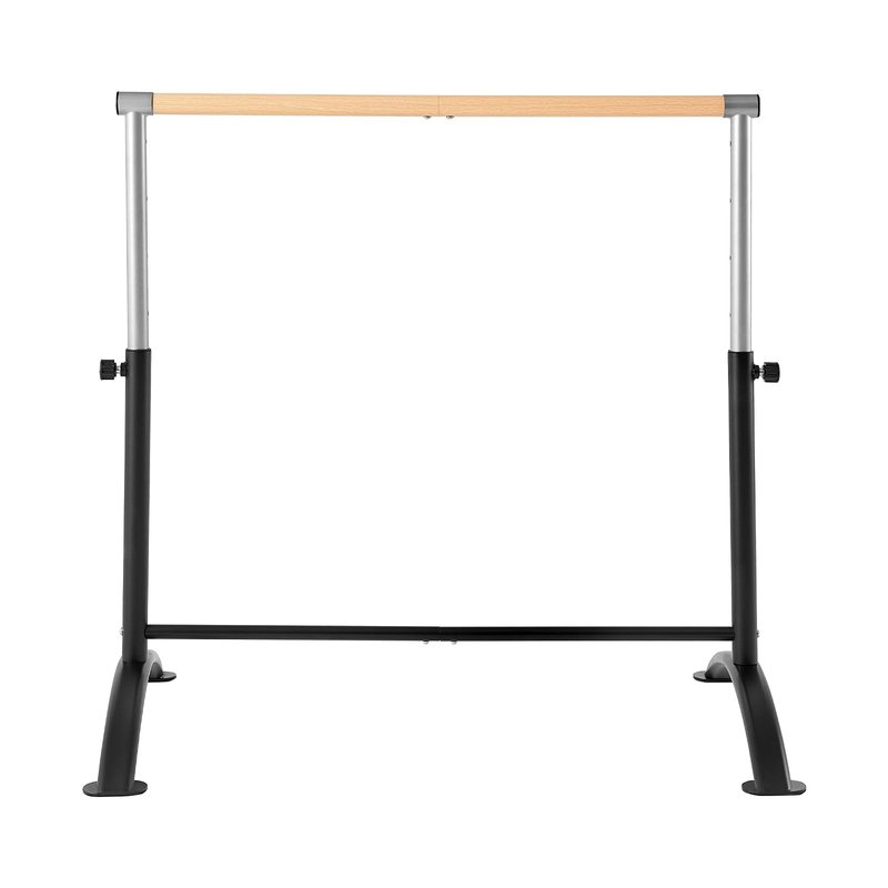 VEVOR Ballet Barre, 4 Ft Barre Bar for Home, Freestanding Portable Ballet Stretching Dance Bars, Height Adjustable Anti-Wobble Fitness Gym Studio Equipment, for Pilates Balance Workout