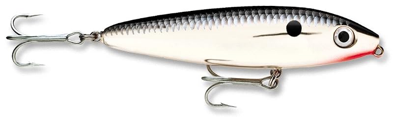 Rapala Saltwater Skitter Walk 11 Fishing Lure - Chrome 4.375-Inch
