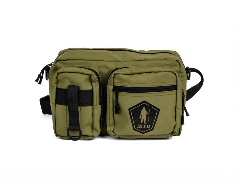 Catch Co Mystery Tackle Box Pond Prowler Sling Fishing Lure Kit – Green Sling Pack with Bonus Multi-Species Bait, Fishing Gear Storage, and Decal