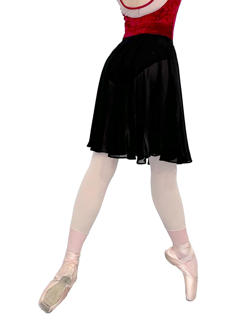 Ballet Skirt for Women with Big Hem, Elastic Waistband — Variation Nude+29 Regular
