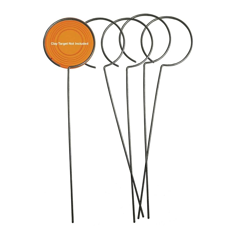 Birchwood Casey 10-Inch Wire Clay Target Holders (Pack of 5) - Multi