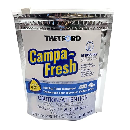 RV Holding Tank Treatment - Formaldehyde-Free Waste Digester, 16 Count Toss-Ins
